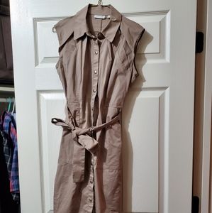 New york and company tan dress.